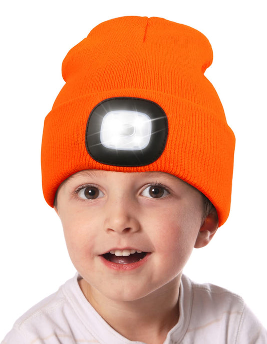 CozyKid LED Knit Beanie USB Rechargeable