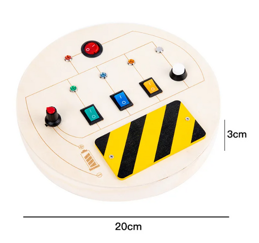 Lumina Play LED Activity Board - Toddler Learning Toy