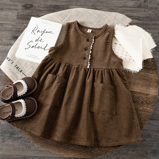 Girls' Corduroy Sundress