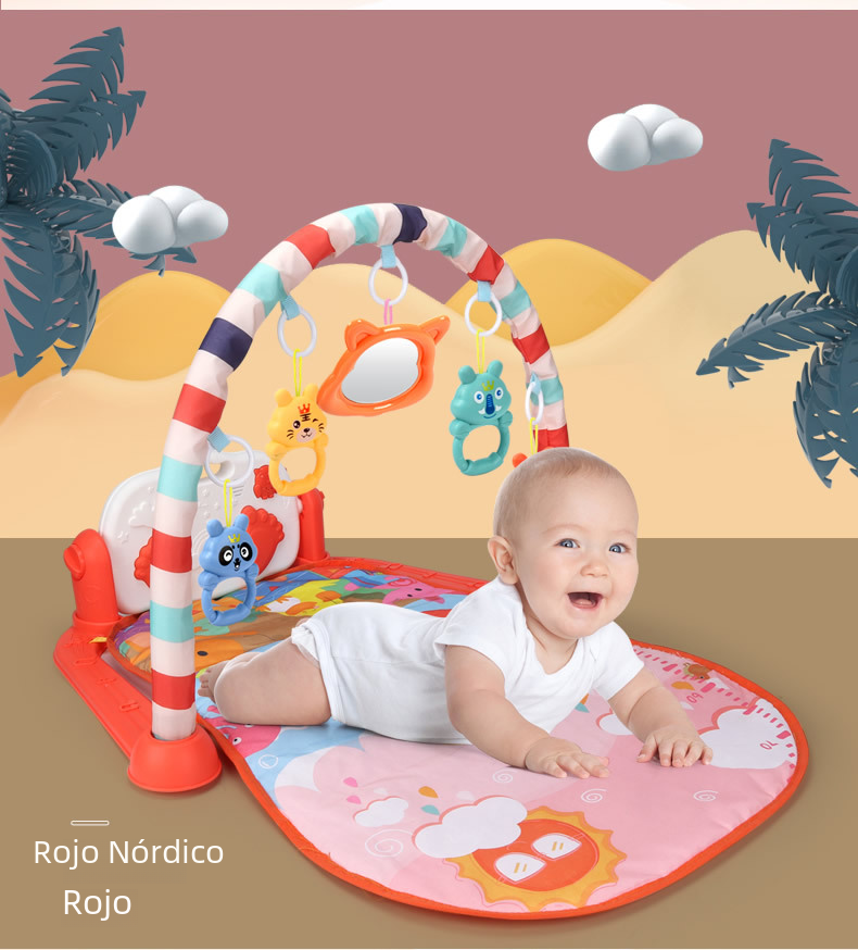 Infant Education Play Mat with Music Lamp