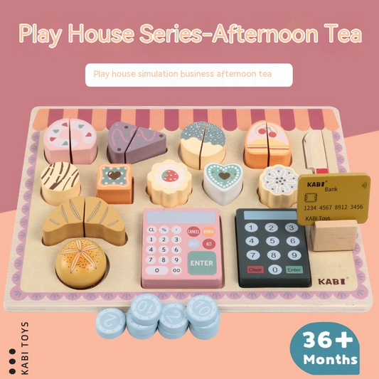 Children's Wooden Tea Time Set
