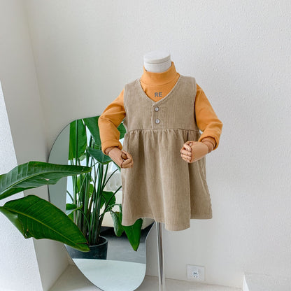 Girls' Corduroy Sundress