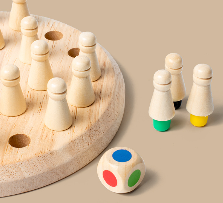 Memory Master Wooden Chess