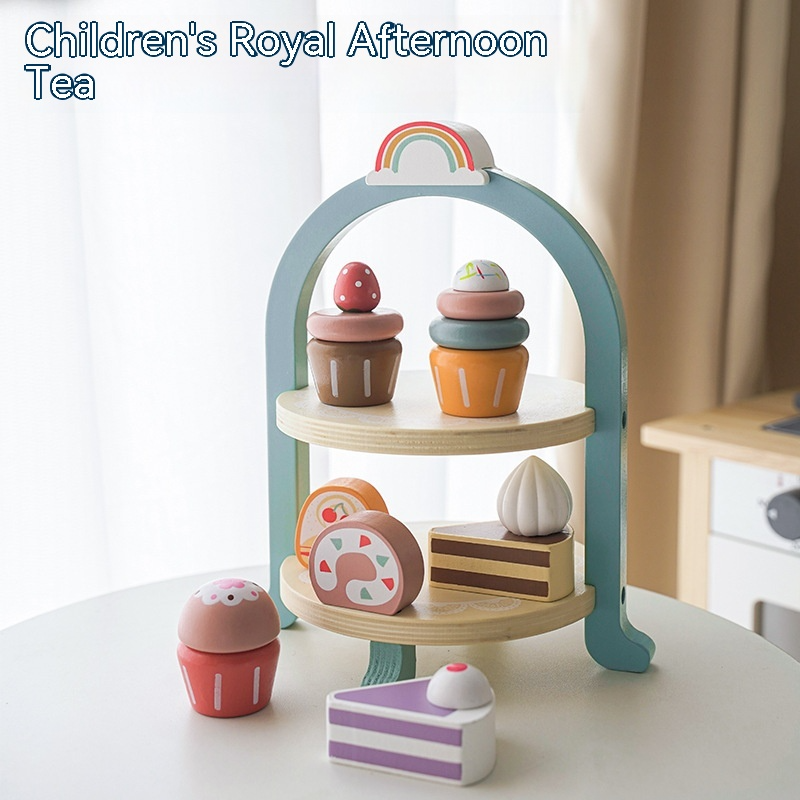 Children's Wooden Tea Time Set