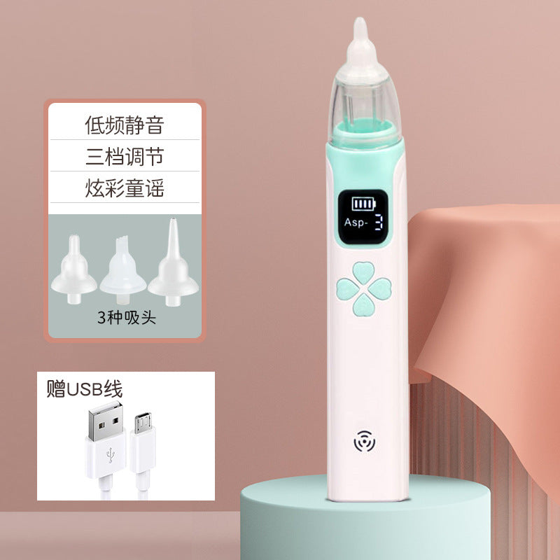 BabySoft Electric Nasal Cleaner with Light & Music