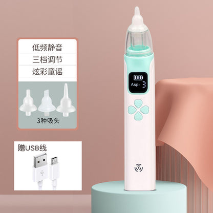 BabySoft Electric Nasal Cleaner with Light & Music