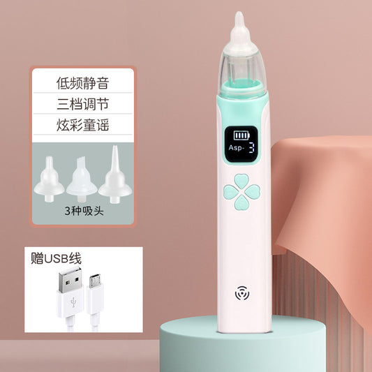 BabySoft Electric Nasal Cleaner with Light & Music