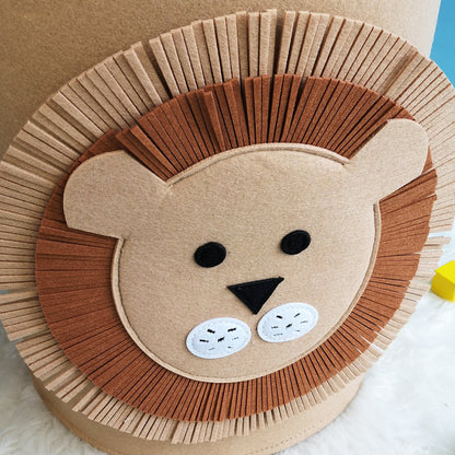 Кошница за съхранение на детски вещи от памук с мотив "Kawaii Animal"