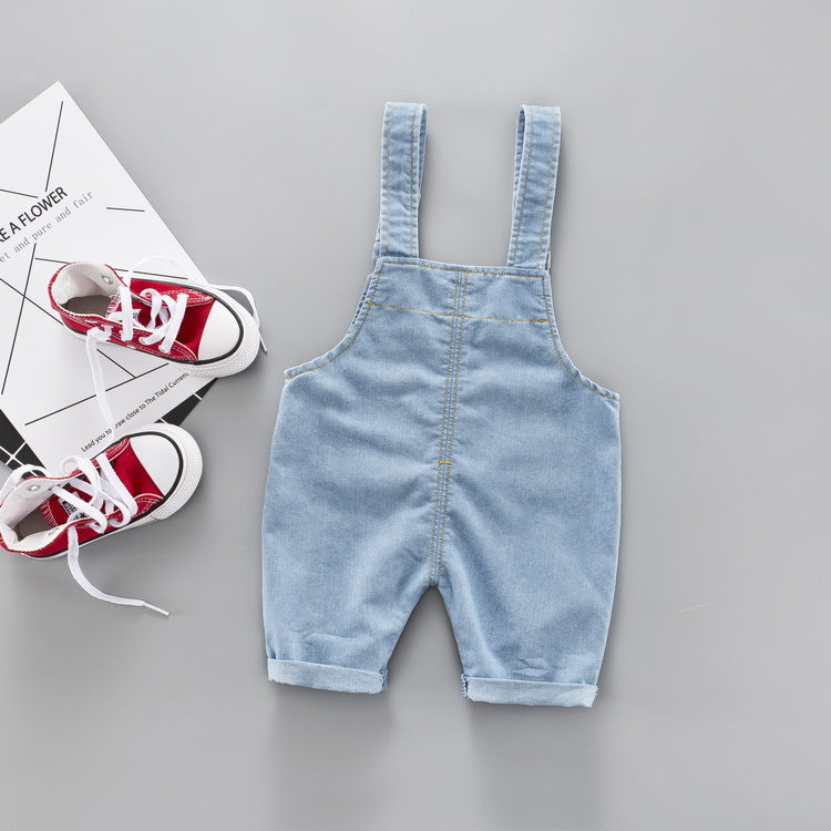Summer Kids' Denim Overalls and Shorts for Boys and Girls