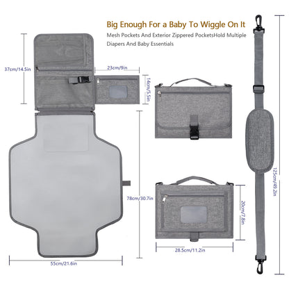 Travel-Friendly Baby Diaper Mat