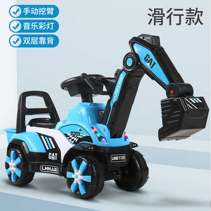 Toddler Electric Excavator Toy 1-3 Years