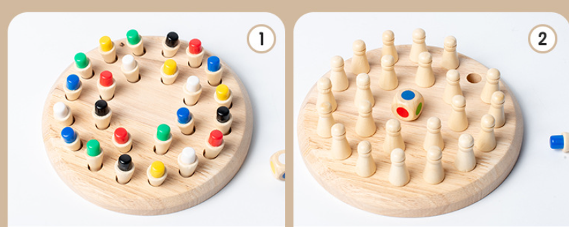 Memory Master Wooden Chess