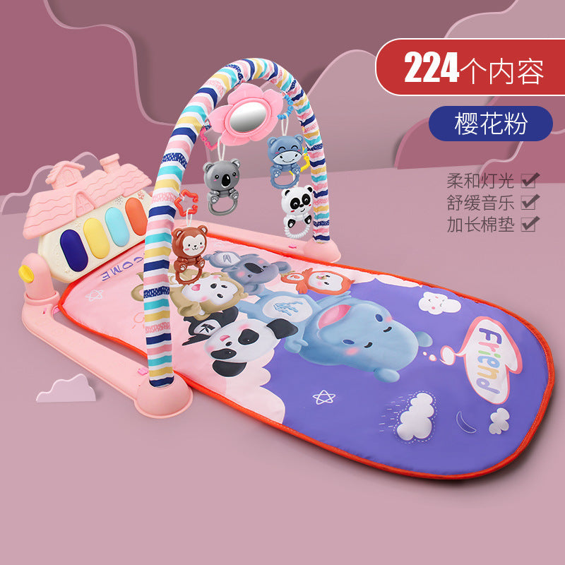 Infant Education Play Mat with Music Lamp