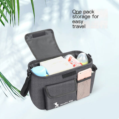 Sleek Parent's Travel Bag for Baby Carriage
