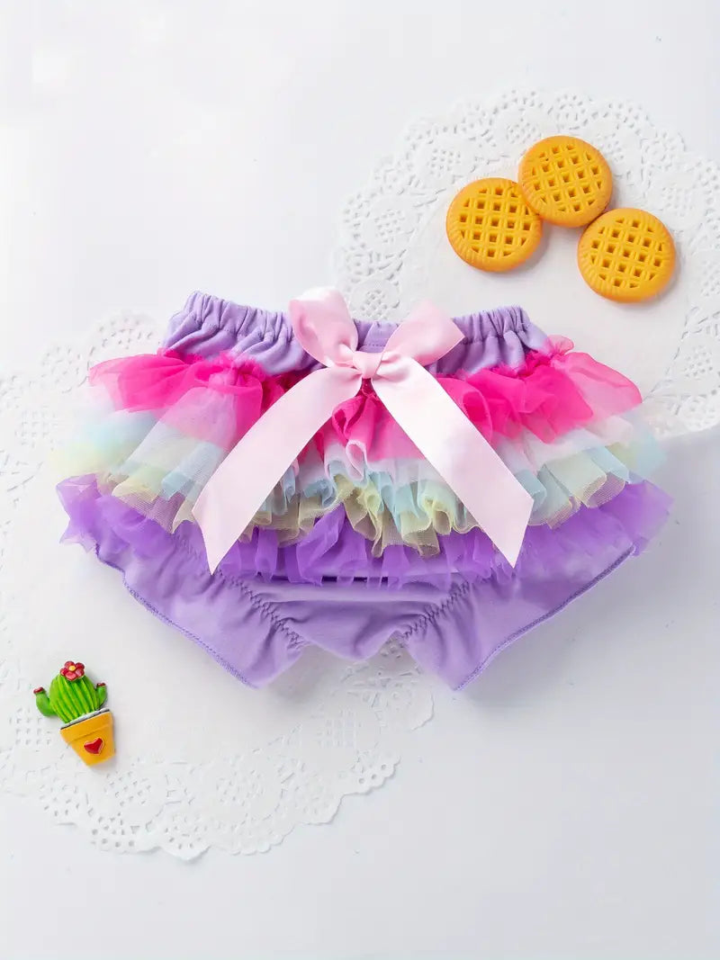 Комплект къси панталони с мрежа Little Princess Casual