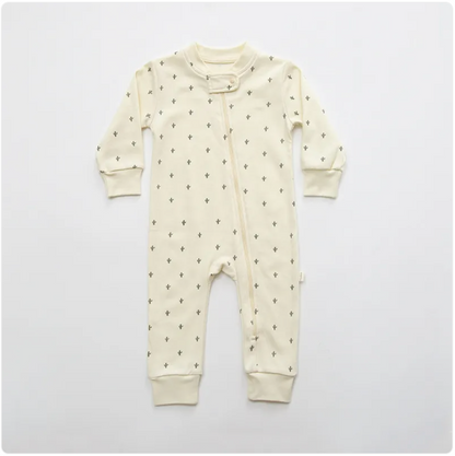 Cactus Stripe Cotton Romper - Newborn Essentials