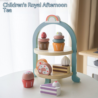 Children's Wooden Tea Time Set