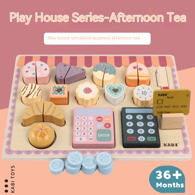 Children's Wooden Tea Time Set