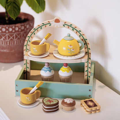 Children's Wooden Tea Time Set