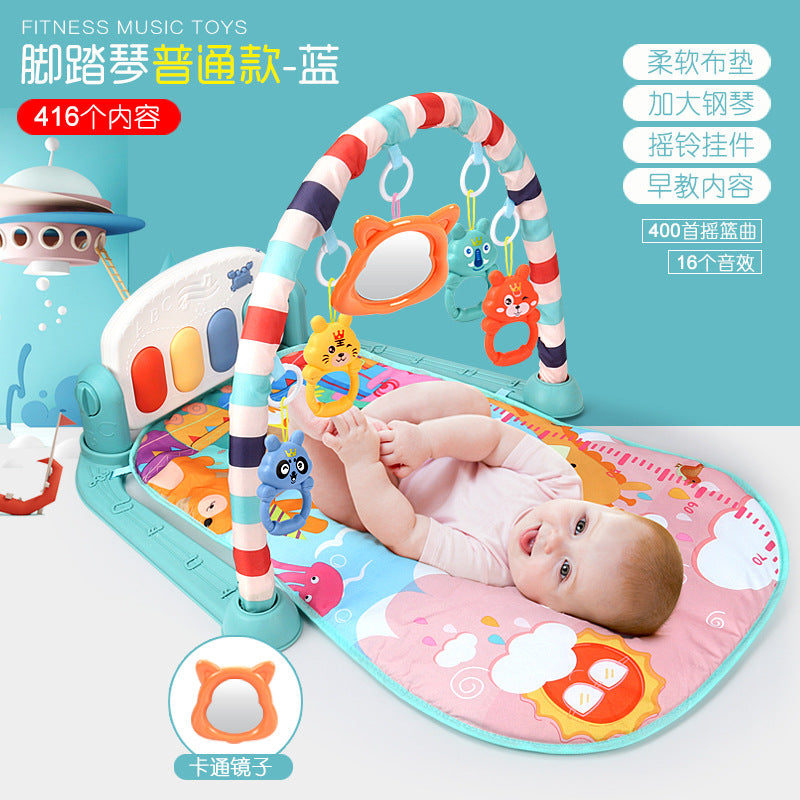 Infant Education Play Mat with Music Lamp