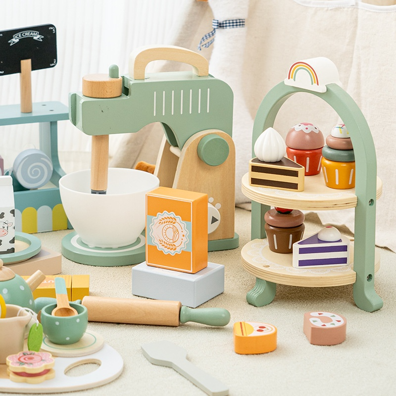 Children's Wooden Tea Time Set