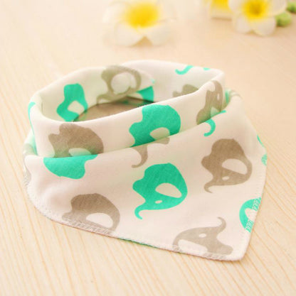 Waterproof Cotton Baby Bibs with Cartoon Design