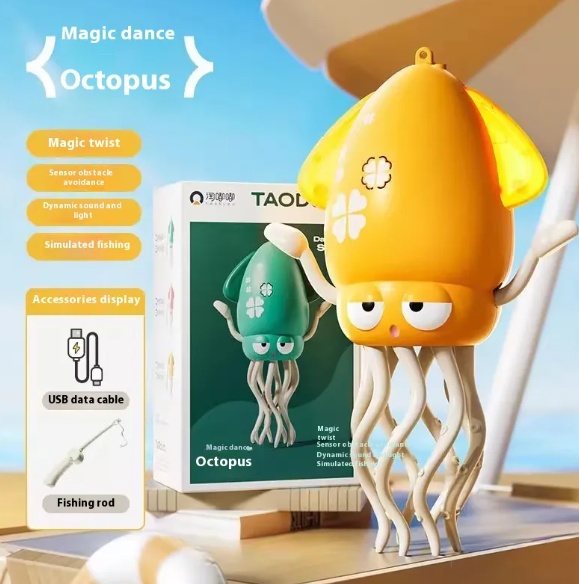 Забавна танцуваща играчка октопод