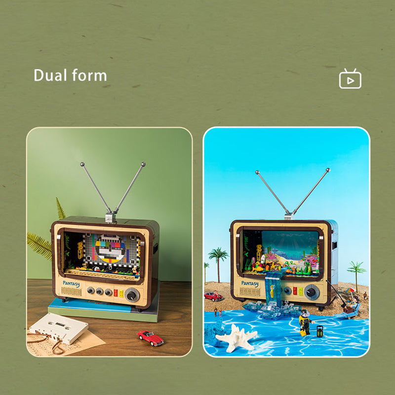 Vintage TV Constructor Kit for Creative Kids