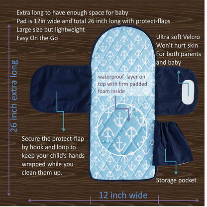 Compact Travel Diaper Pad