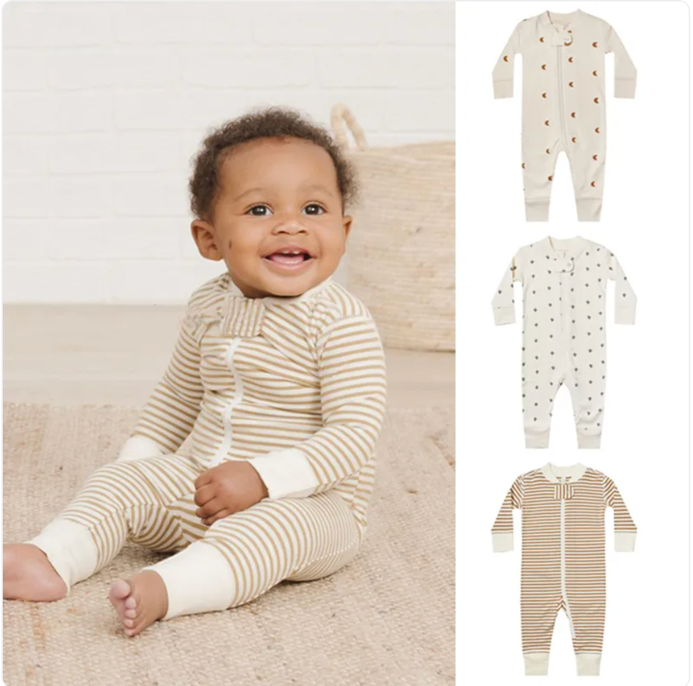 Cactus Stripe Cotton Romper - Newborn Essentials