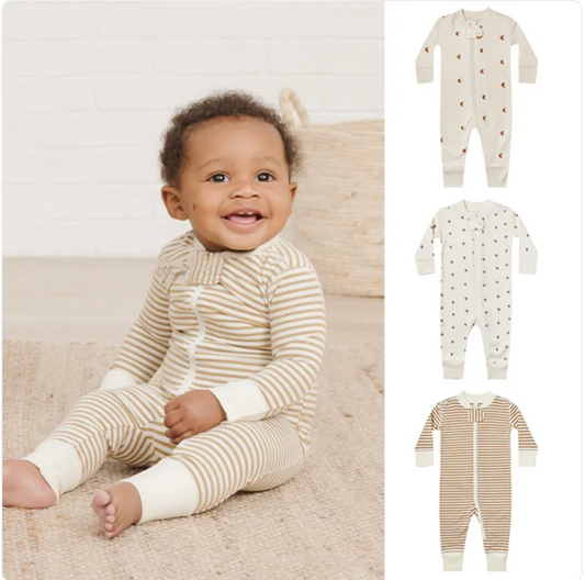Cactus Stripe Cotton Romper - Newborn Essentials