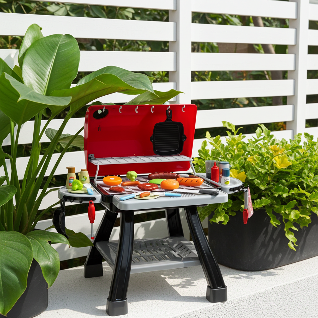 35pcs Kitchen Toy Set Toy BBQ Grill Set Cooking Toy Set Little Chef Play Kids Grill Playset Interactive BBQ Toy Set for Kids Kids Kitchen Playset Toy Christmas Birthday Gift for Boys Girls Kids