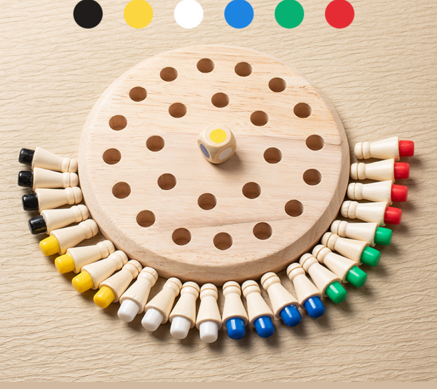 Memory Master Wooden Chess