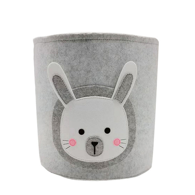 Кошница за съхранение на детски вещи от памук с мотив "Kawaii Animal"