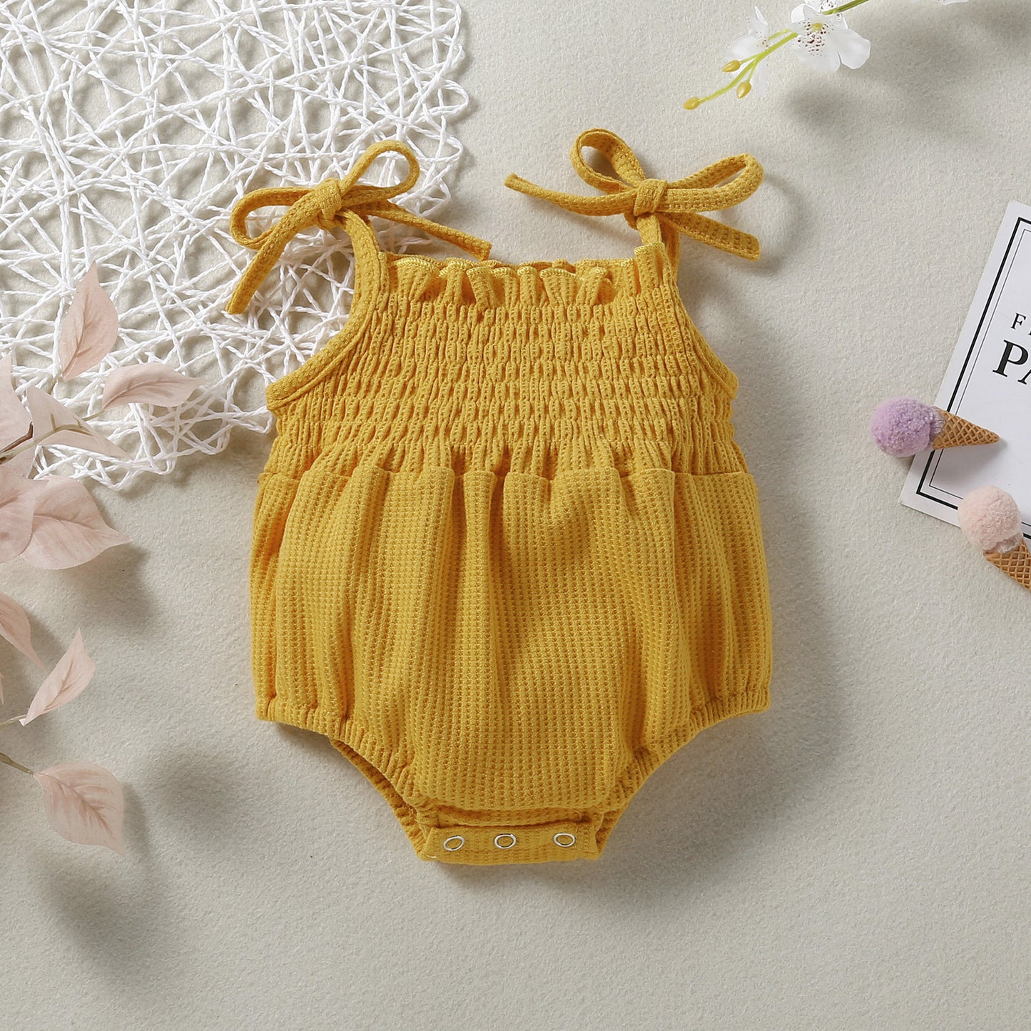 Chic Baby Belted Playsuit