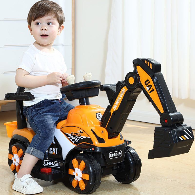 Toddler Electric Excavator Toy 1-3 Years