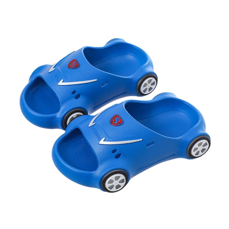 Luminous Cartoon Car Sandals for Kids - Anti-Slip