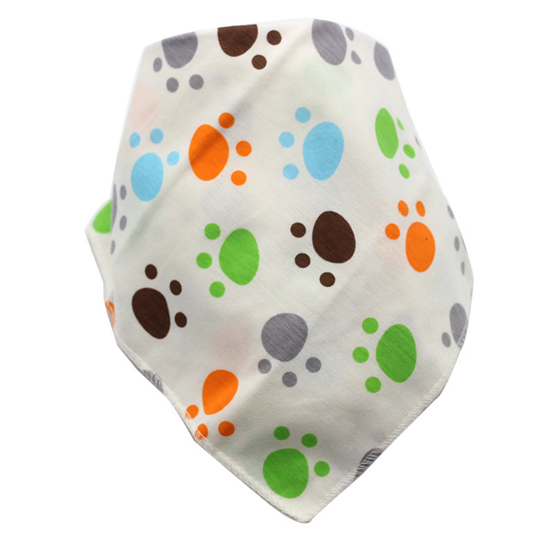 Waterproof Cotton Baby Bibs with Cartoon Design