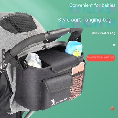 Sleek Parent's Travel Bag for Baby Carriage