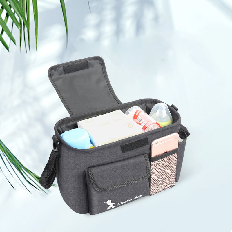 Sleek Parent's Travel Bag for Baby Carriage
