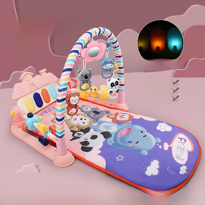 Infant Education Play Mat with Music Lamp