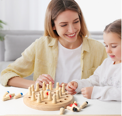 Memory Master Wooden Chess