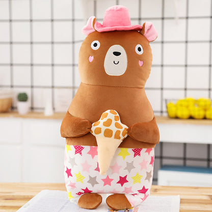Soft Cartoon Deer Penguin Plushies