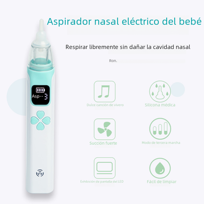 BabySoft Electric Nasal Cleaner with Light & Music