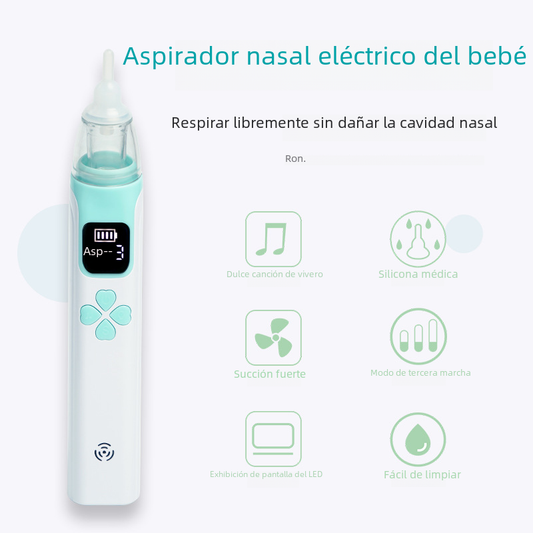 BabySoft Electric Nasal Cleaner with Light & Music
