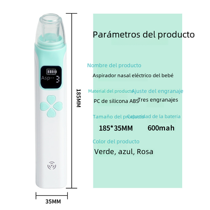 BabySoft Electric Nasal Cleaner with Light & Music