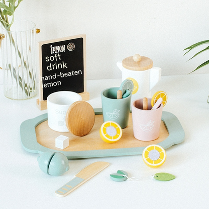 Children's Wooden Tea Time Set