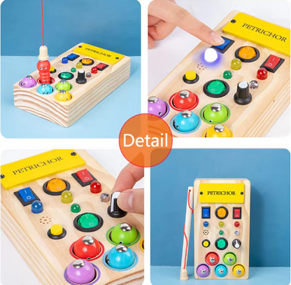 Lumina Play LED Activity Board - Toddler Learning Toy