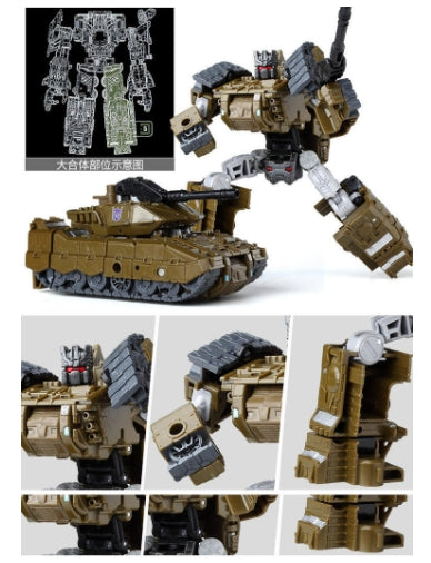 Transforming Robot Tank Model - Kids' Playset