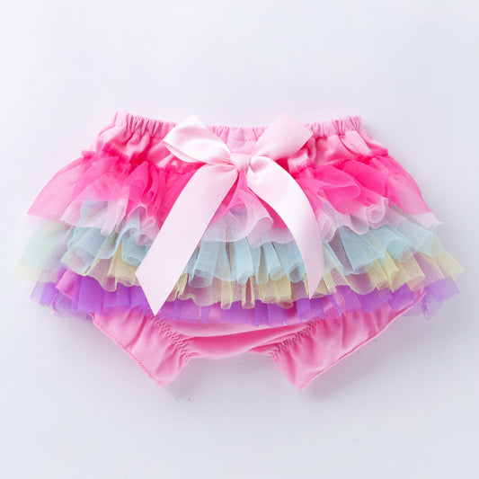 Комплект къси панталони с мрежа Little Princess Casual
